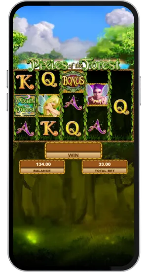 Pressing the spin button and watching wins form across all 99 active paylines in the slot