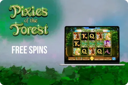 Pixies of the Forest free spins and expanding wilds feature